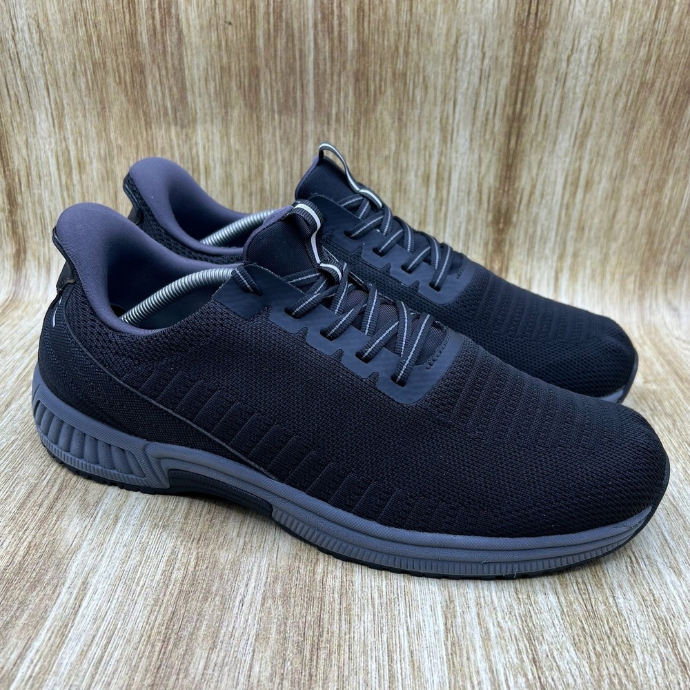 Orthofeet Yari Men's Size 12‎ D Black Comfort Shoes Sneakers Casual 20011